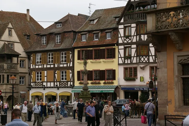 Place du Marché et maisons à colombages d’Obernai